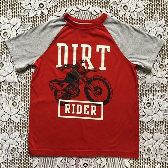 Crazy 8 Dirt Rider Baseball Ringer Tee - Picture 1 of 8